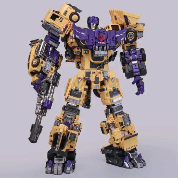 (PRE-ORDR) MECHA INVASION GLA-01-06Y Titan of Creation Yellow Edition Set