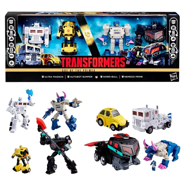 [ETA: 11/2025] (PRE-ORDER ) HASBRO G1374 Transformers Age of the Primes Action Figure 4 Pack