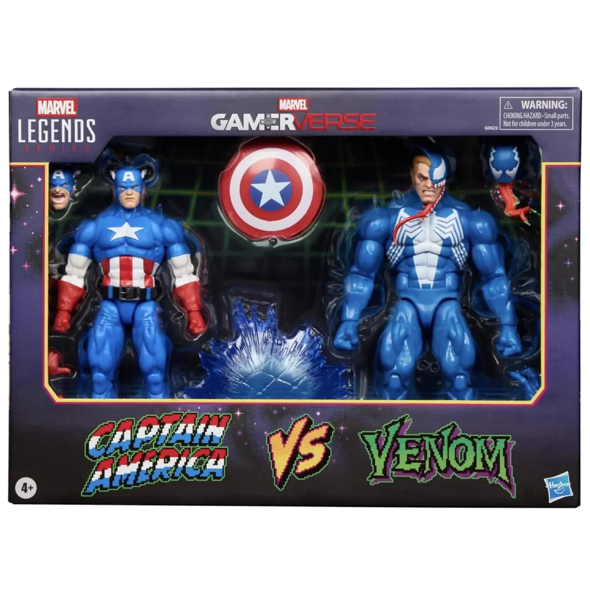 [ETA: 12/2025] (PRE-ORDER) HASBRO G0622 Marvel Legends 6 Inch Scale Captain America vs Venom - Image 1