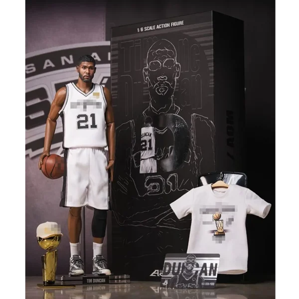 [ETA: Q4 2025] (PRE-ORDER) AOM TOYS STUDIO - NBA 1/6 Scale Tim Duncan 2014 Championship Set