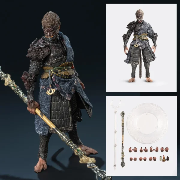 [ETA: Q4 2025] (PRE-ORDER - STANDARD) INART IABWKB-ST 1/12 Scale Black Myth: The Destined One in the Bronze Armor Set