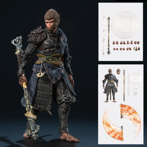 [ETA: Q4 2025] (PRE-ORDER - PREMIUM) INART IABWKB-PR 1/12 Scale Black Myth: The Destined One in the Bronze Armor Set
