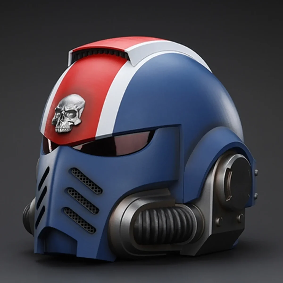 [ETA: 12/2025] (PRE-ORDER - STANDARD) JOYTOY JT01697Ultramarines Lieutenant Titus' MKX Helmet - Image 1