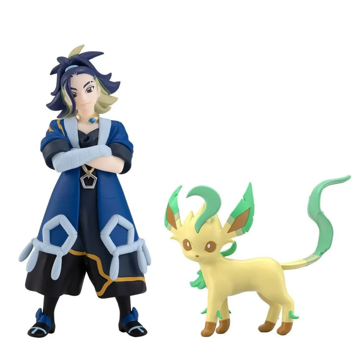 [ETA: 01/2026] (PRE-ORDER) BANDAI 92482-8Y Pokemon Scale World Hisui Region Adaman and Leafeon - Image 1