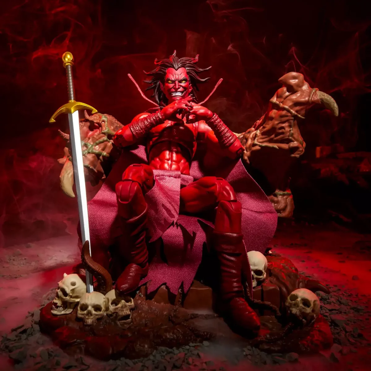 [ETA: 08/2026] (PRE-ORDER) HASBRO G2104 Marvel Legends 6 Inch Scale Mephisto with Infernal Throne - Image 1