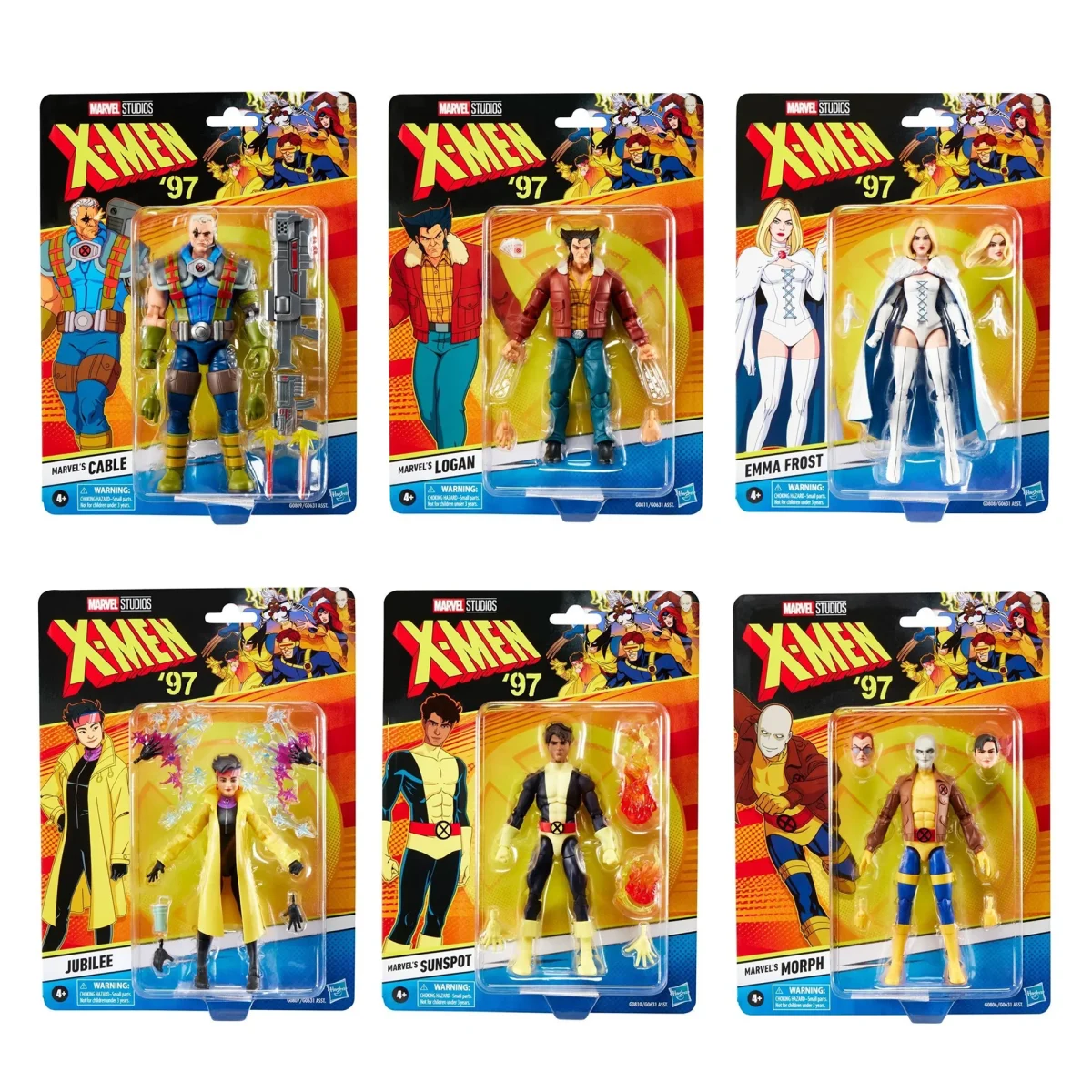 [ETA: 12/2025] (PRE-ORDER - CASE OF 6) HASBRO G0631 Marvel Legends 6 Inch Scale X-men '97 Wave - Image 1
