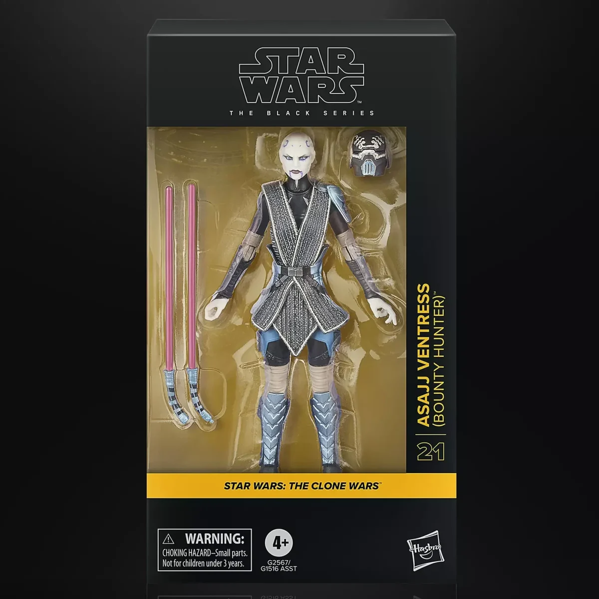 [ETA: 03/2026] (PRE-ORDER - G15165L04 ASST) HASBRO G2567 Star Wars TBS 6 Inch Scale Asajj Ventress - Image 1