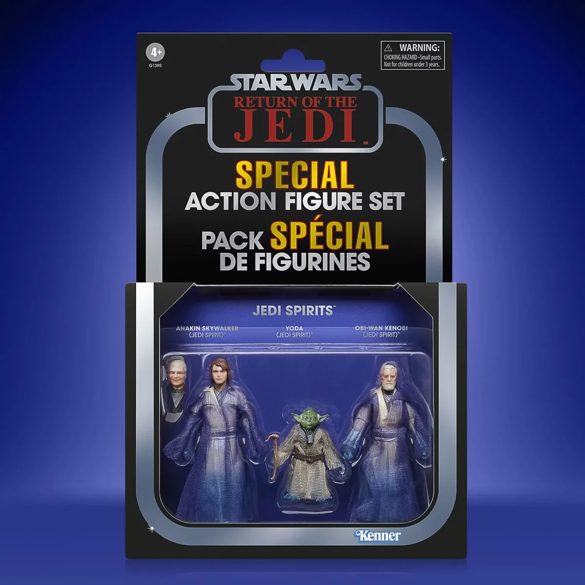 [ETA: 10/2025] (PRE-ORDER) HASBRO G1395 Star Wars TVC 3.75 Inch Scale Jedi Spirits 3-Pack - Image 1
