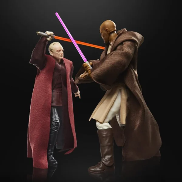 [ETA: 10/2025] (PRE-ORDER) HASBRO G1306 Star Wars TBS 6 Inch Scale Mace Windu and Darth Sidious