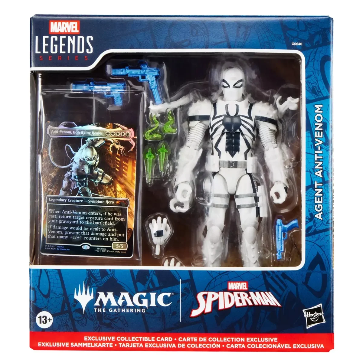 [ETA: 12/2025] (PRE-ORDER) HASBRO G0640 Marvel Legends Magic: The Gathering Agent Anti-Venom - Image 1
