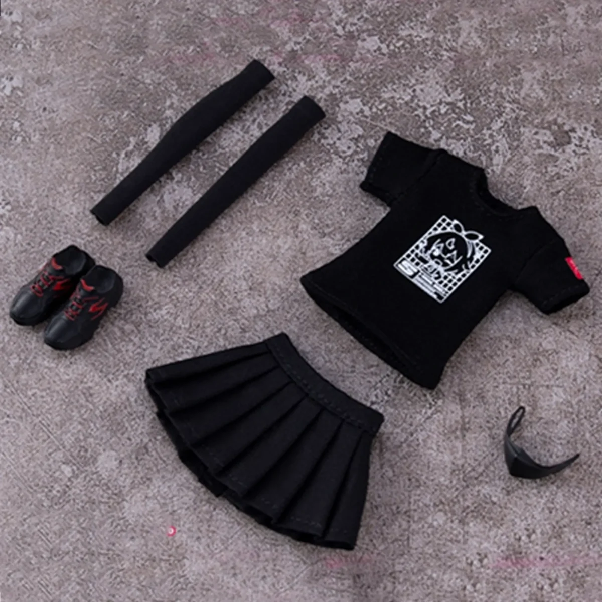 [ETA: Q2 2026] (PRE-ORDER - BLACK) SNAIL SHELL RA-01S 1/12 Scale Mecha Musume Employee Dress Code Set - Image 1
