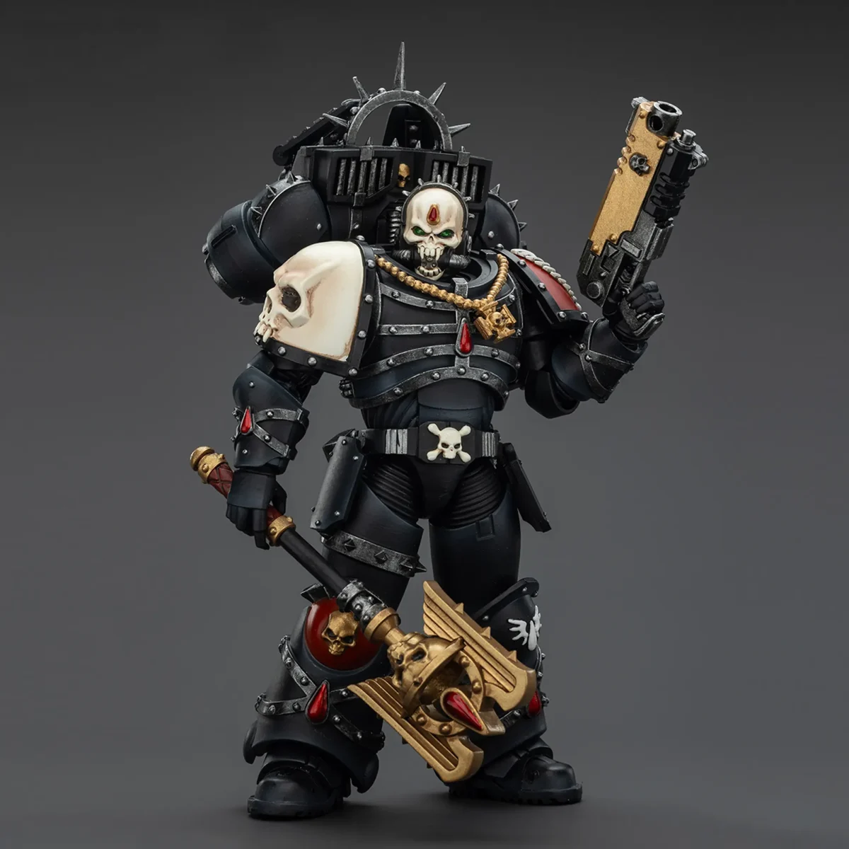 [ETA: 11/2025] (PRE-ORDER) JOYTOY 1/18 Scale JT02311 Blood Angels Lemartes with Jump Pack,Blood Crozius and Absolver Bolt Pistol - Image 1
