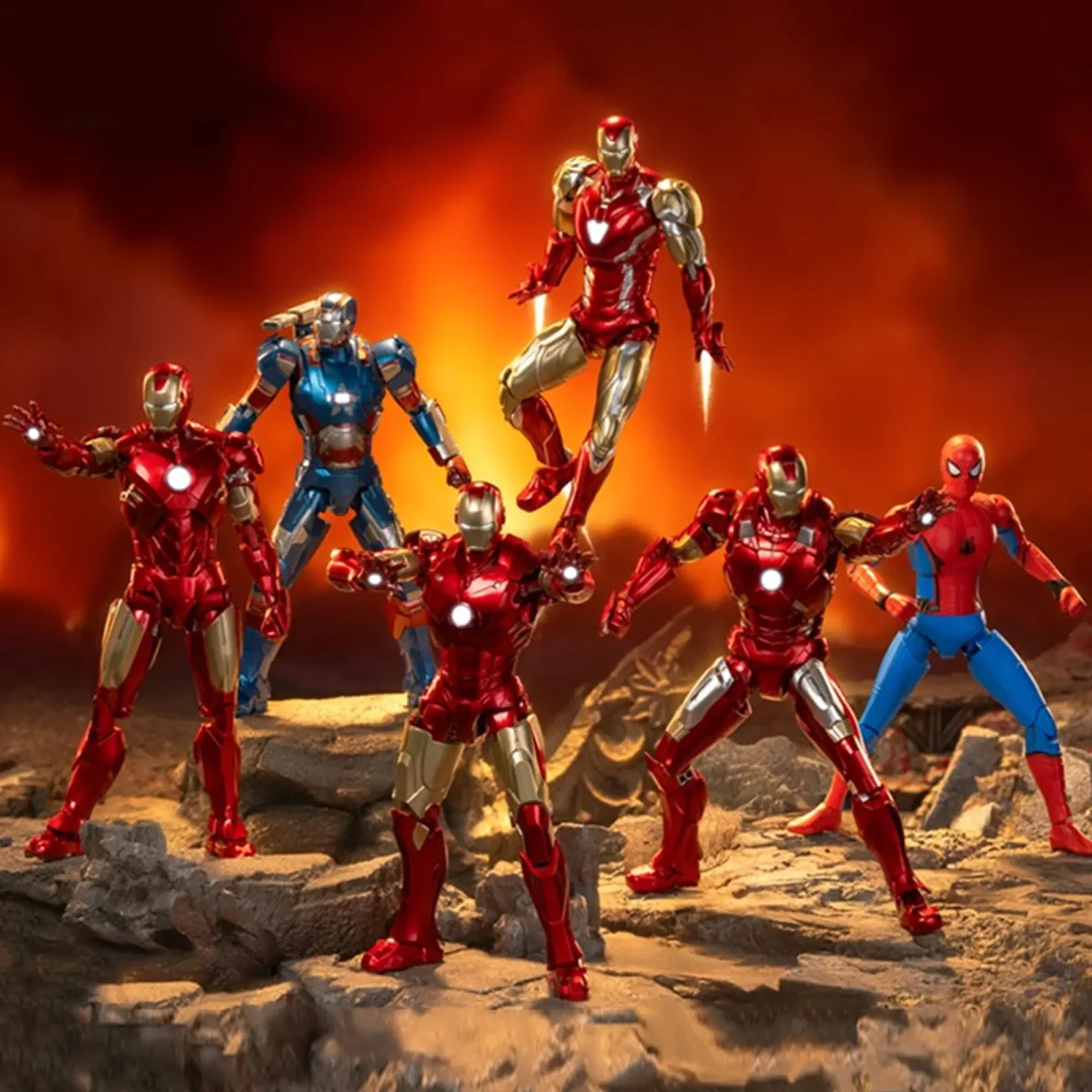 [ETA: 12/2025] (PRE-ORDER - BLIND BOX OF 6) FONDJOY MV25100 1/12 Scale Marvel Avengers (MODEL KIT) - Image 1