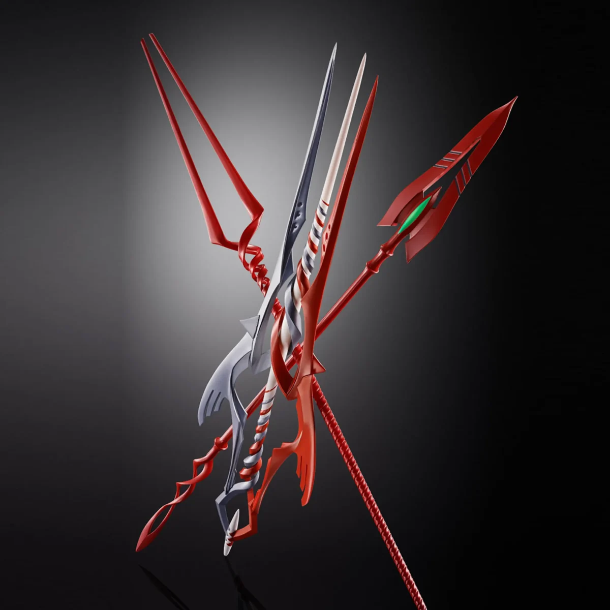 [ETA: 06/2026] (PRE-ORDER) BANDAI Metal Build 3 Spears Set for Evangelion 30th with the Spear Another Color - Image 1