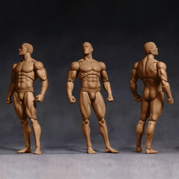 [ETA: Q2 2026] (PRE-ORDER - BLACK SKIN) ADAM AD02-C 1/12 Scale Comic Brawny Male Action Figure Body Type C