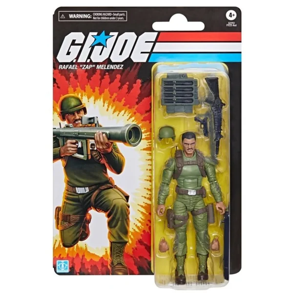 [ETA: 06/2026] (PRE-ORDER) HASBRO G2292 G.I.Joe Classified Retro Cardback Rafael “Zap” Melendez
