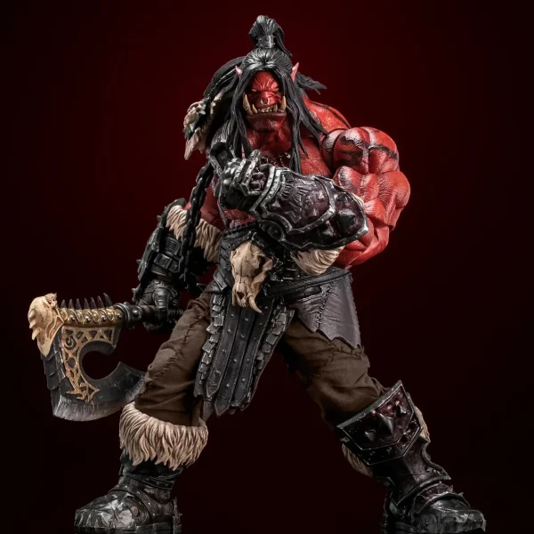 [ETA: Q2 2026] (PRE-ORDER) HEROTOYS 1/10 Scale Tribal War Song Warchief Grommash Hellscream Red Limited Edition