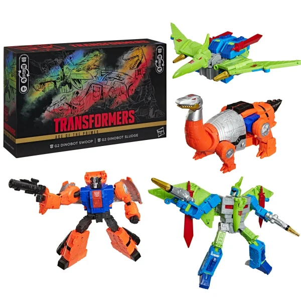 [ETA: 06/2026] (PRE-ORDER HASBRO) G2264 Age of the Primes G2 Dinobot Swoop and G2 Dinobot Sludge