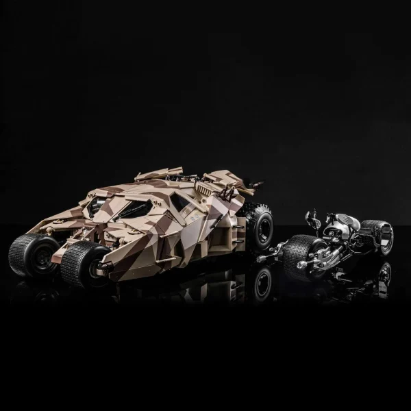 [ETA: Q1 2026] (PRE-ORDER) MODOKING MK-DC006 1/12 Scale TDKR Tumbler and Batpod (CAMO Ver)
