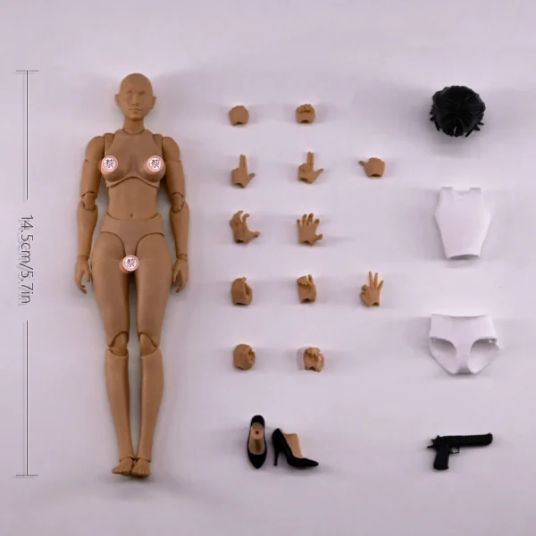 [ETA: Q4 2026] (PRE-ORDER - WHEAT SKIN) WIND TOYS 1/12 Scale FMW007 Supermodel Female Body